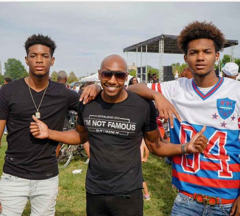 Mike Mathis with mentees